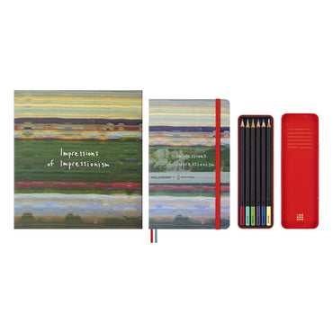 Moleskine LE Impressionism Large Notebook and Pencils Gift Set