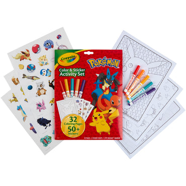 Crayola Color & Sticker Activity Set Pokemon
