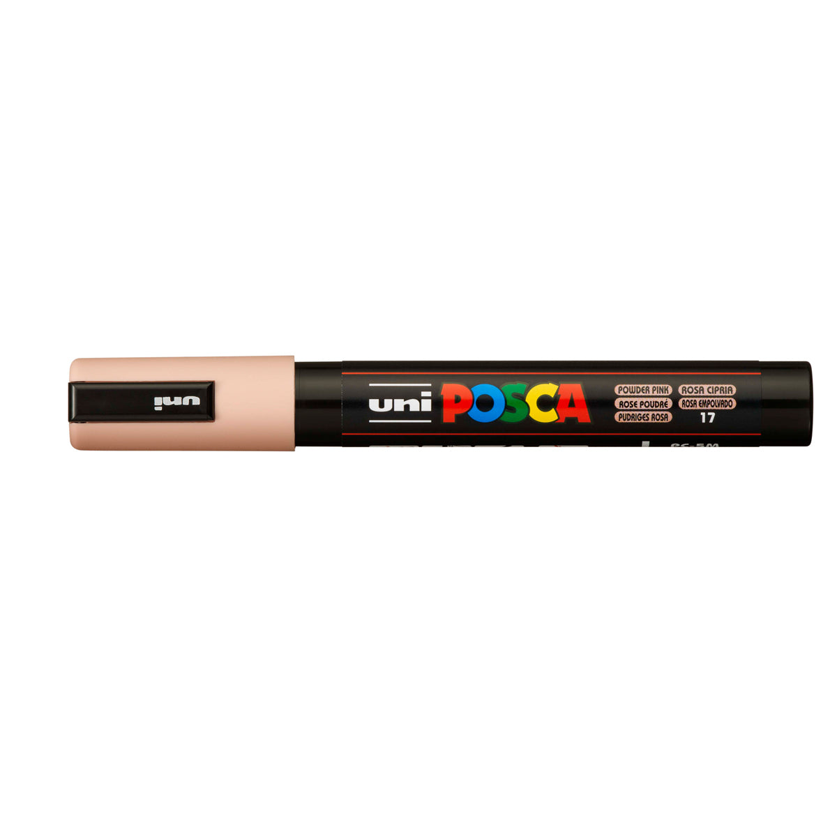 Uni Posca Marker 1.8-2.5mm Med Bullet Powder Pink PC-5M