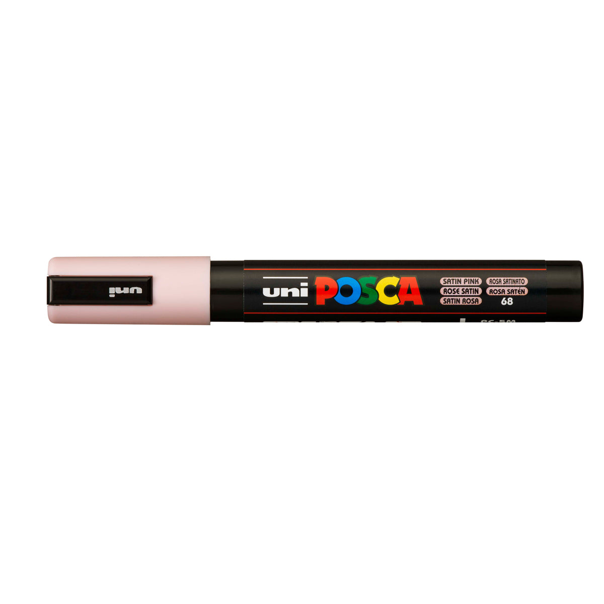 Uni Posca Marker 1.8-2.5mm Med Bullet Satin Pink PC-5M