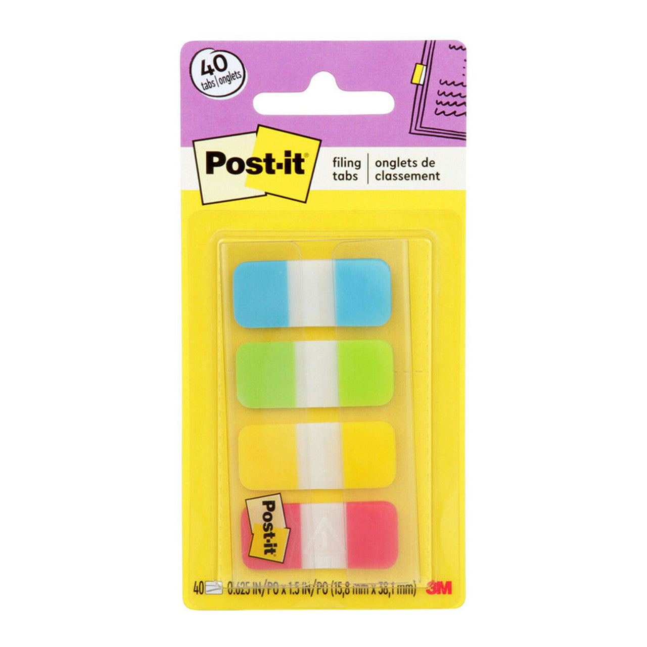 Post-it Durable Tabs 676-ALYR 15x38mm Pack Of 40
