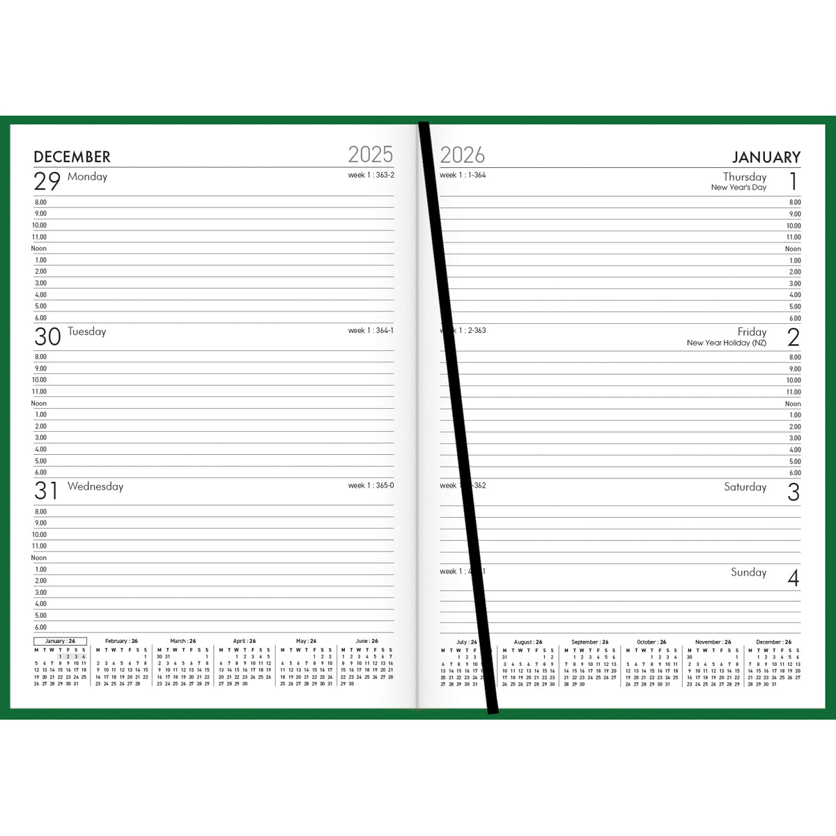 Collins Eco A53 Week Per View Diary Even Year