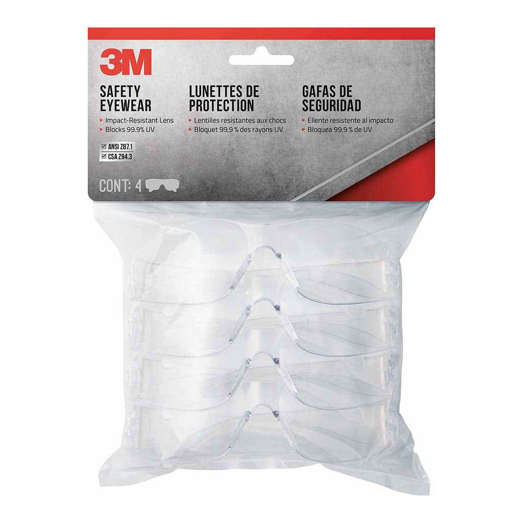 3M Safety Eyewear Pack of 4