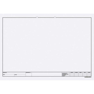 Warwick Refill Tech Drawing A3 20 Leaf 120gsm Punched 420x 297mm