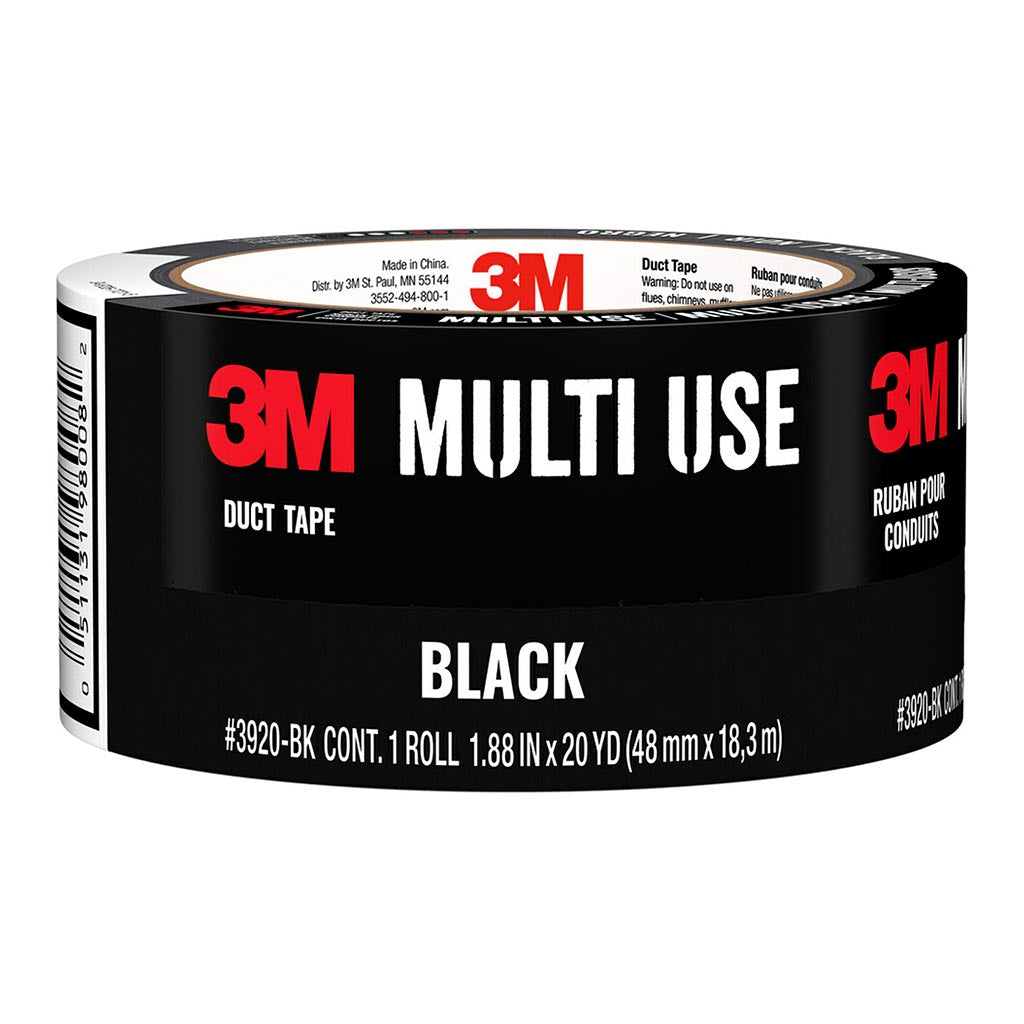 3M Multi-Use 48mm x 18.2m Black Duct Tape