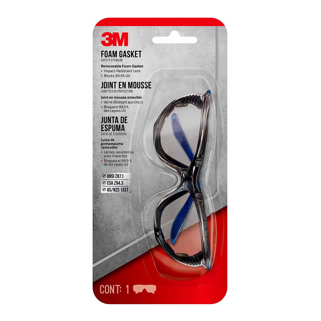 3M Foam Gasket Safety Eyewear