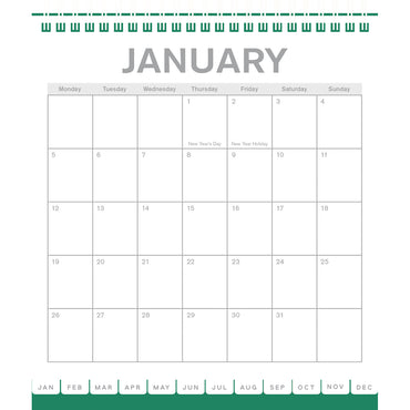 Collins Desk Calendar Kaleidoscope Even Year