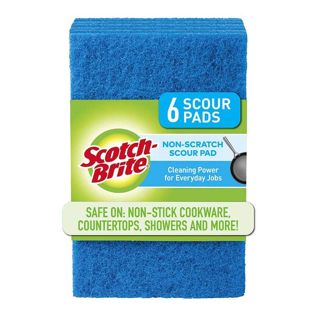 Scotch-Brite Non-Scratch Scouring Pad Pack of 6