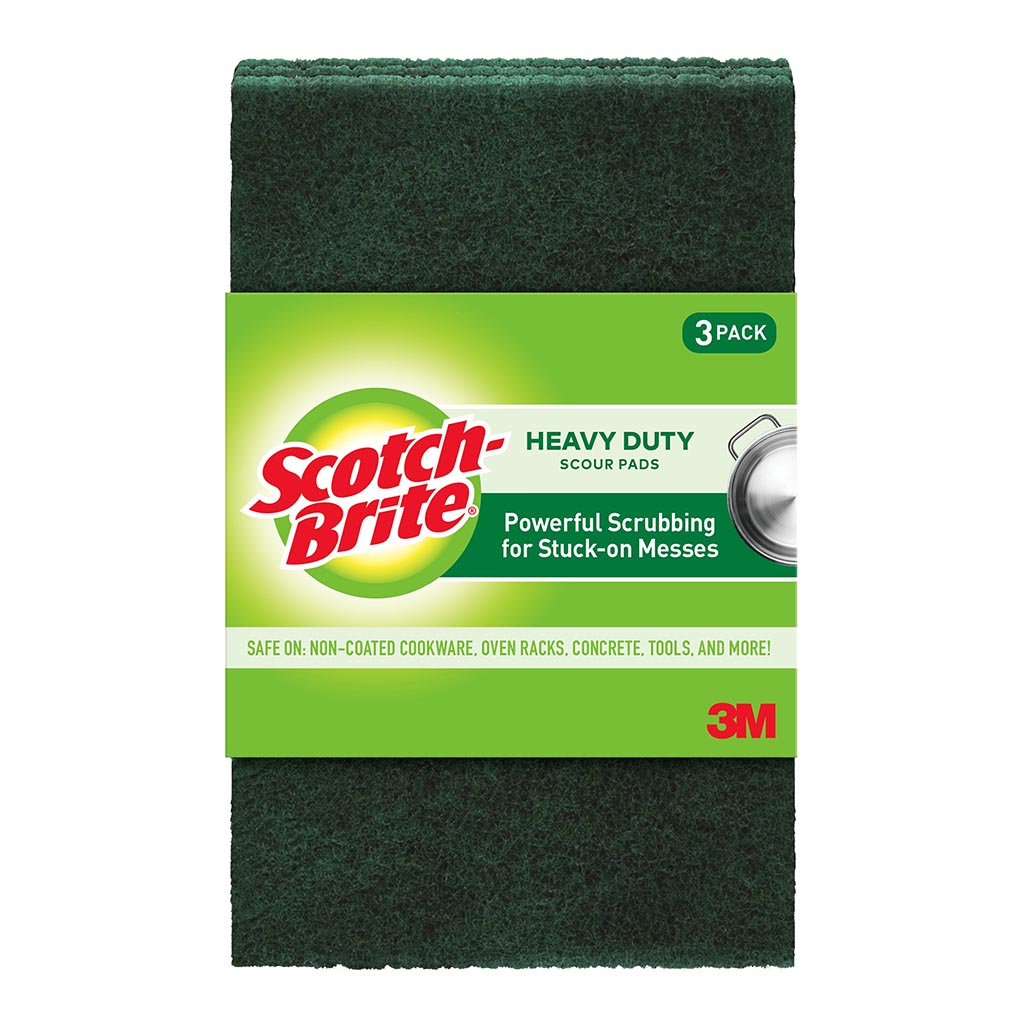 Scotch-Brite Heavy Duty Scouring Pad Pack of 3