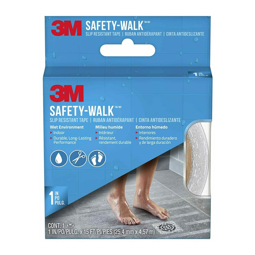 3M Safety Walk Slip Resistant 25.4mmx4.57m Clear Tape
