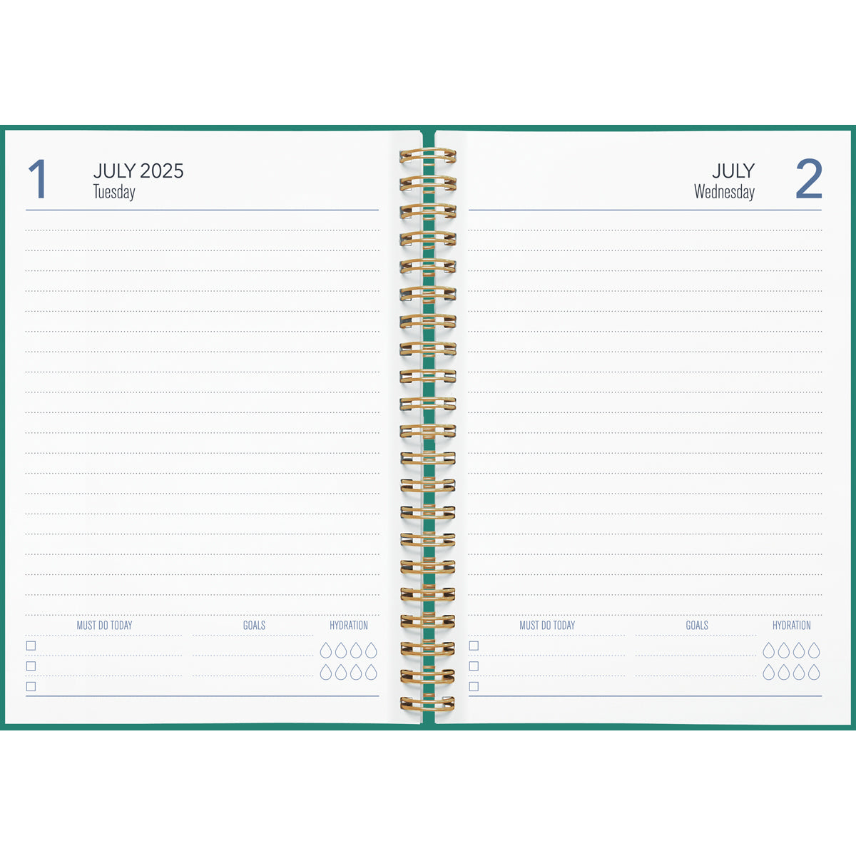 Collins Diary Mid Year Enviro A51 Day Per Page 2025/2026
