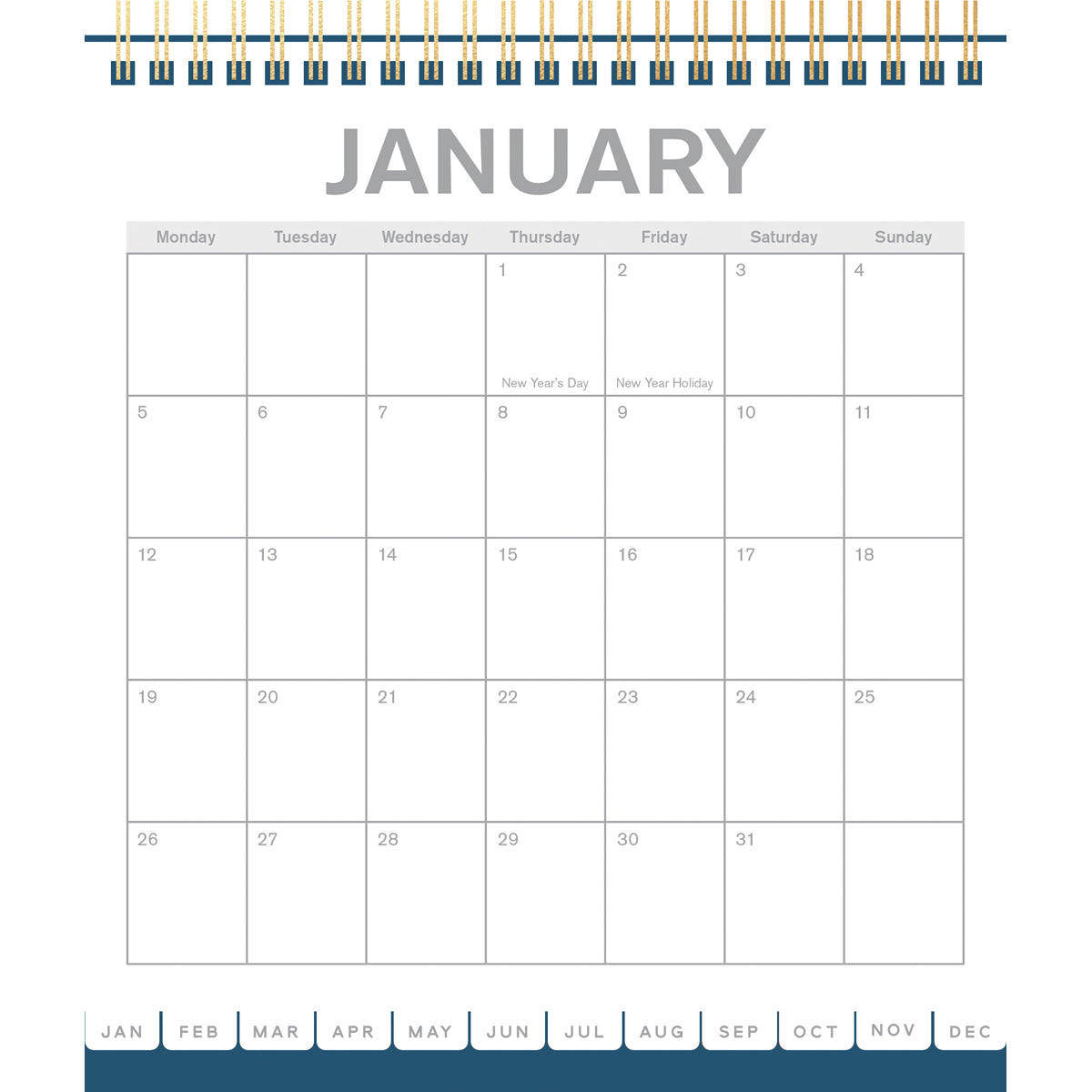 Collins Desk Calendar Painterly Even Year