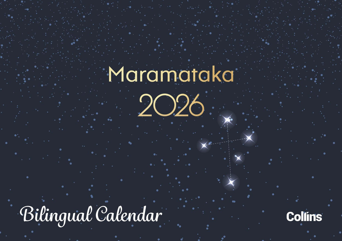 Collins Wall Calendar A4 NZ Bilingual Even Year