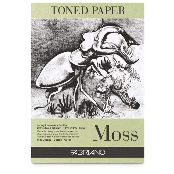 Fabriano Toned 120gsm Moss Pads