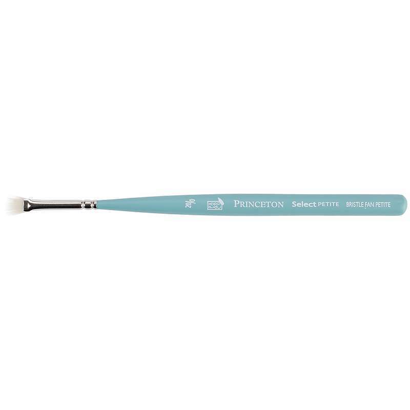 Princeton Select Artiste 3750 Mini Bristle Fan Synthetic Size 20/0 Brush