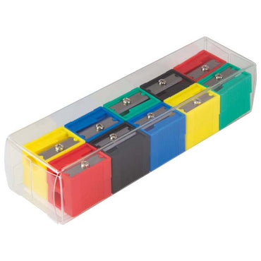 Milan Plastic Single Hole Assorted Colour Pencil Sharpener