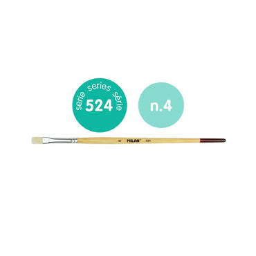 Milan Bristle Hair 524 Series Flat Brushes