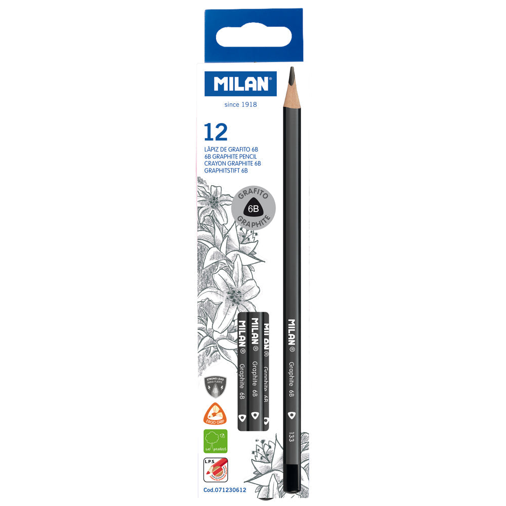 Milan Graphite Pencils Set Of 12