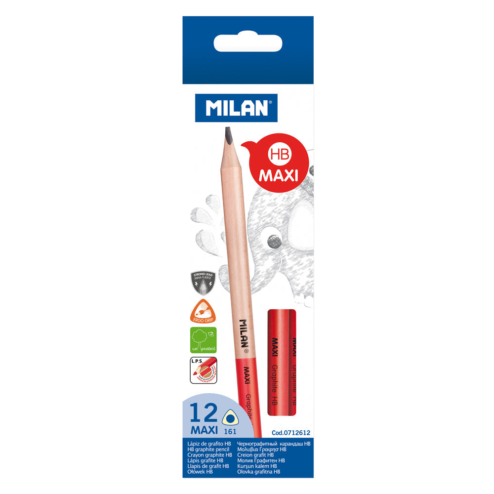 Milan Maxi Hb Graphite Pencils Set Of 12