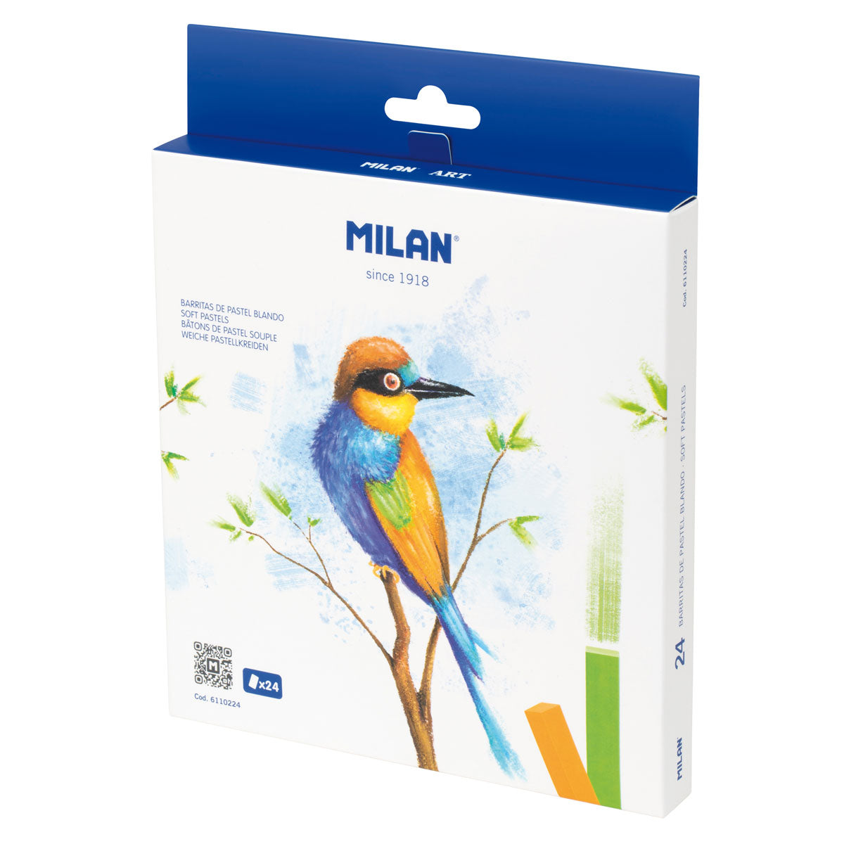 Milan Soft Pastels Set of 24
