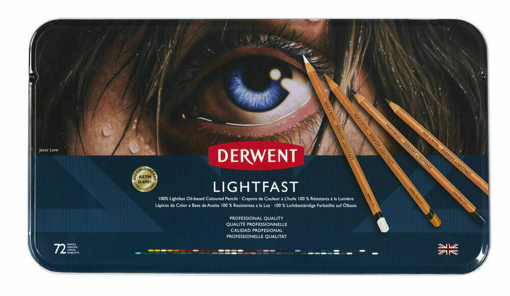 Derwent Lightfast Pencils Tin of 72