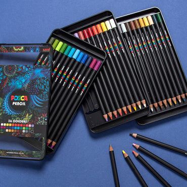Uni Posca Pencils Assorted Set Of 36