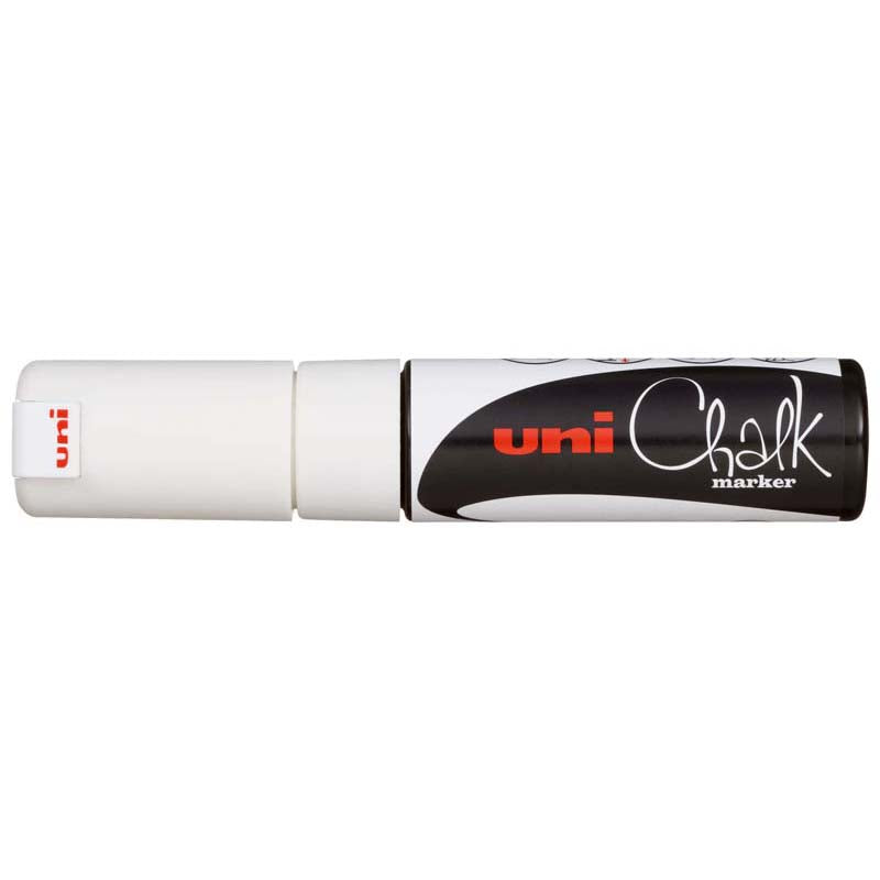 Uni 8.0mm Chisel Tip Chalk Markers