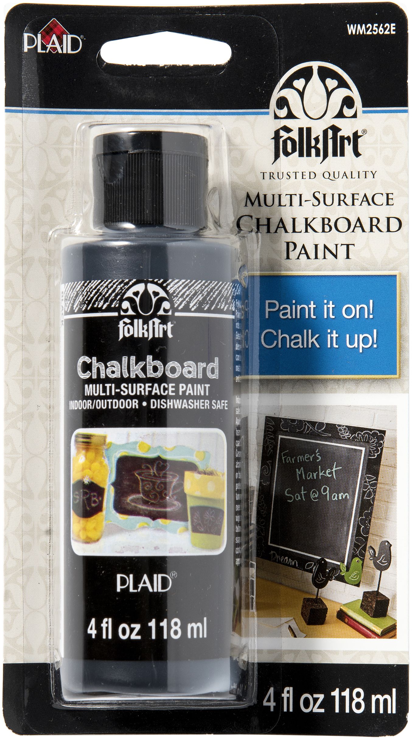 FolkArt Chalkboard 4oz Black Paint