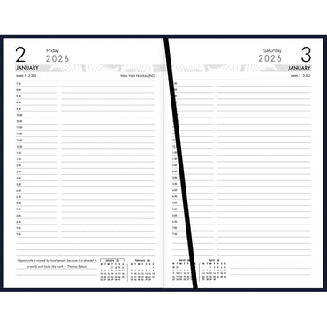 Collins Diary 81A Black Even Year