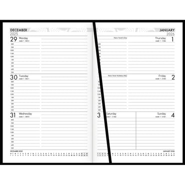 Collins Diary 83A Black Even Year