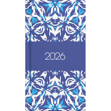 Collins Diary Slimline Kaleidoscope Week To View Even Year