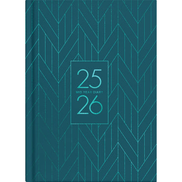 Collins Diary Mid Year A4 Day Per Page Fashion Year 2025/2026