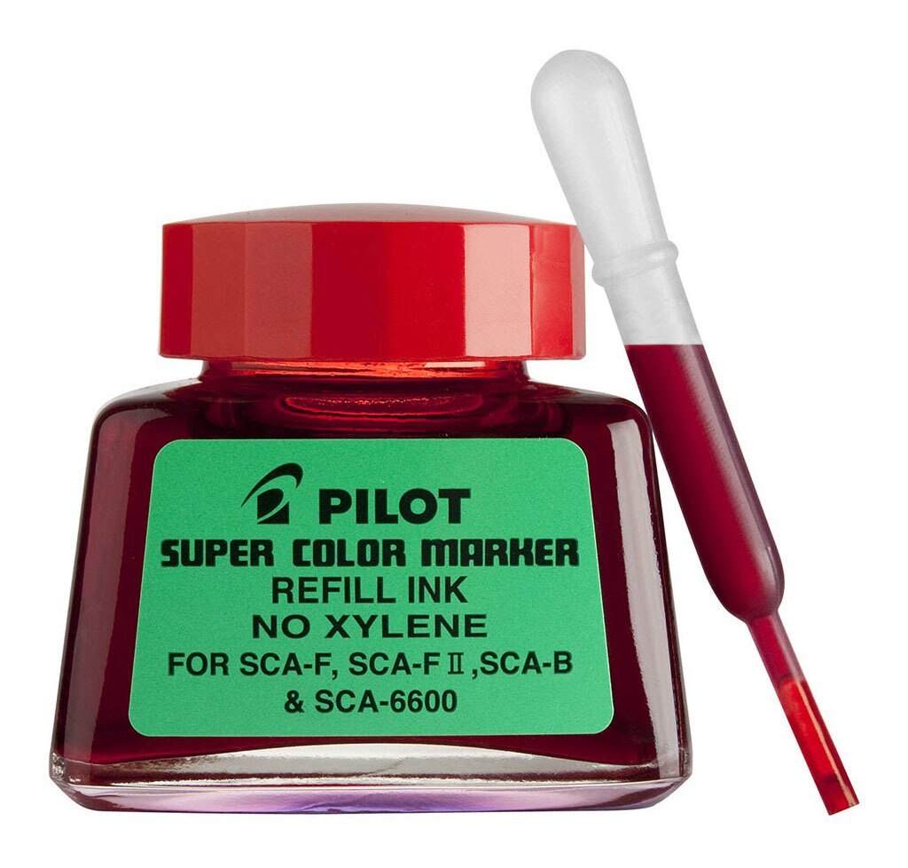 Pilot Super Colour Permanent Marker 30ml Refill