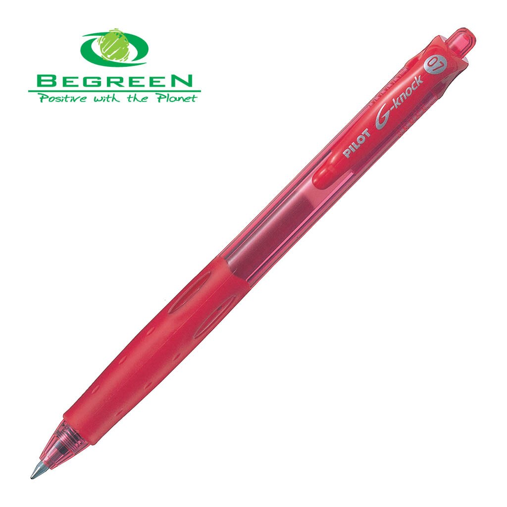 Pilot Begreen G-knock Gel Fine Pen - Pack Of 10