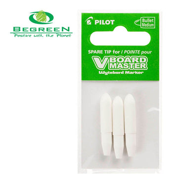 Pilot Begreen V Board Whiteboard Marker Bullet Tips Pack Of 3