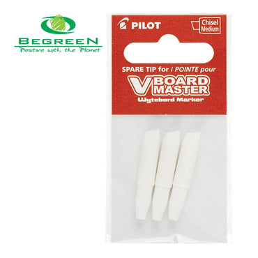 Pilot Begreen V Board Whiteboard Marker Chisel Tips Pack Of 3