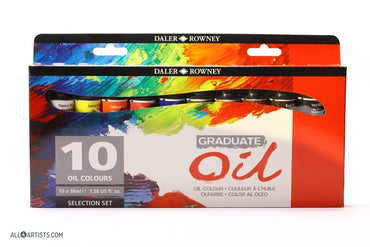 Daler Rowney Graduate Oil Selection Paint Set 10x38ml