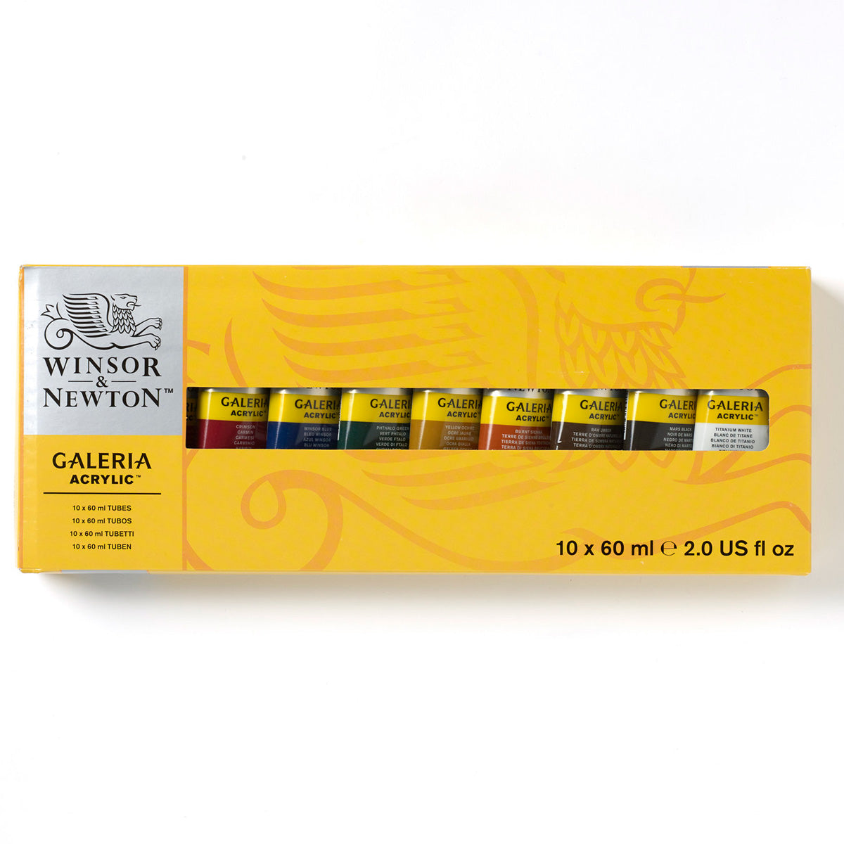 Winsor & Newton Galeria 60ml Acrylic Paints Set Of 10