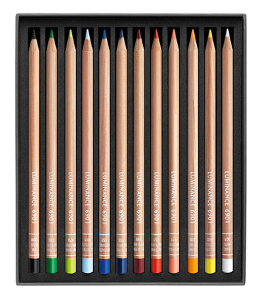 Caran D'ache Luminance 6901 Colouring Pencil Set of 12