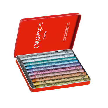 Caran D'ache Neocolor 1 Oil Pastel Set of 10 Metallics