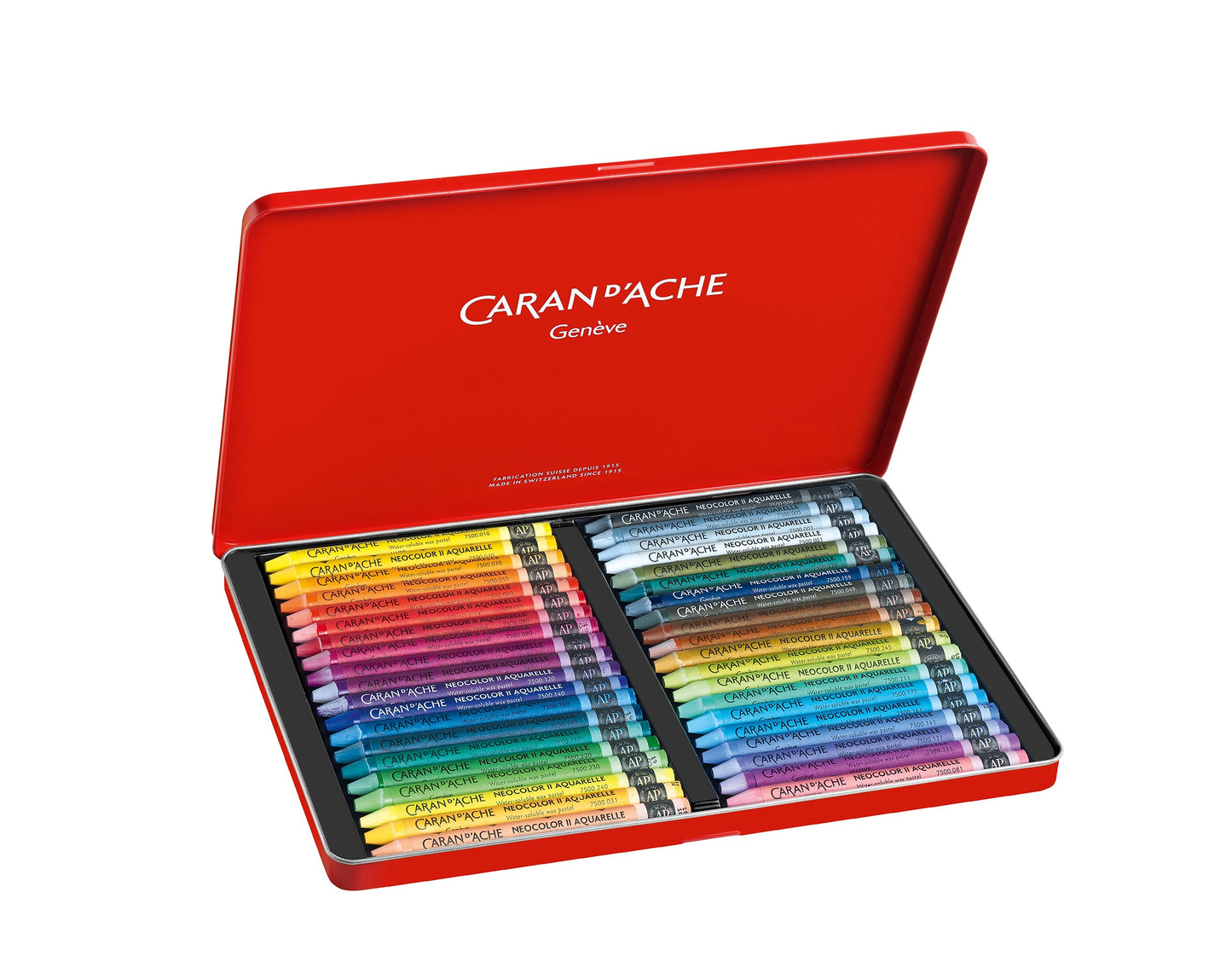 Caran D'ache Neocolor II Aquarelle Crayons Set of 40