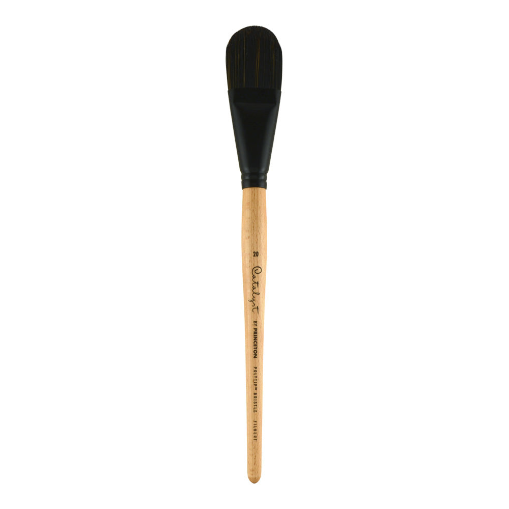 Princeton Catalyst Polytip Filbert Synthetic Bristle Brushes