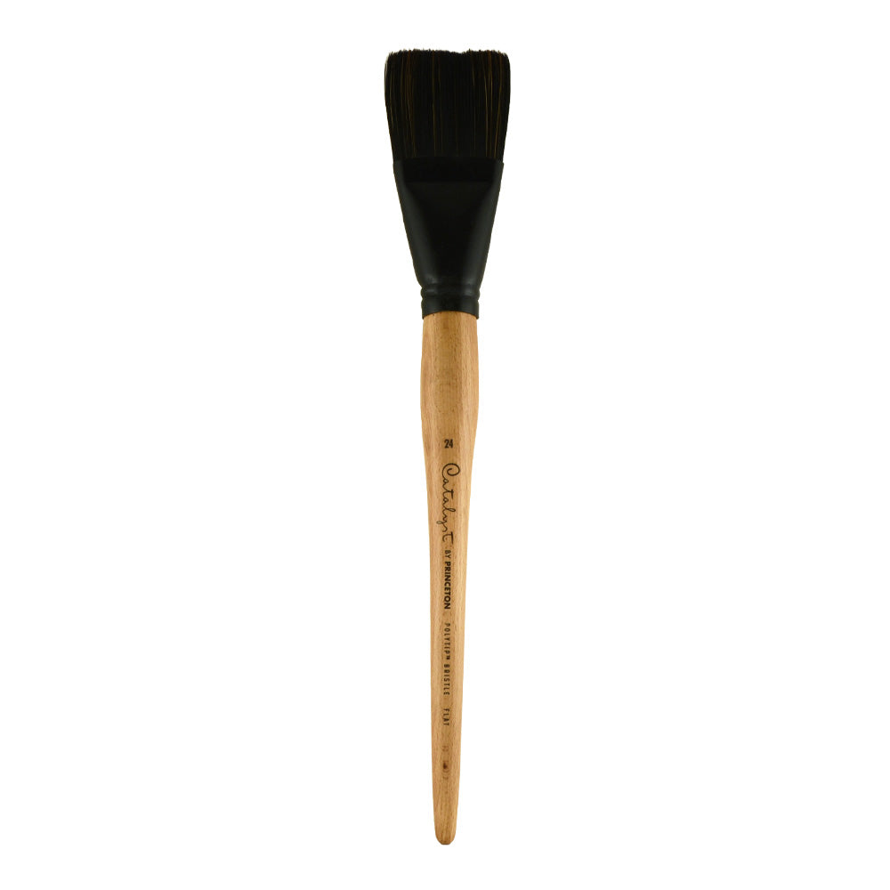 Princeton Catalyst Polytip Flat Synthetic Bristle Brushes