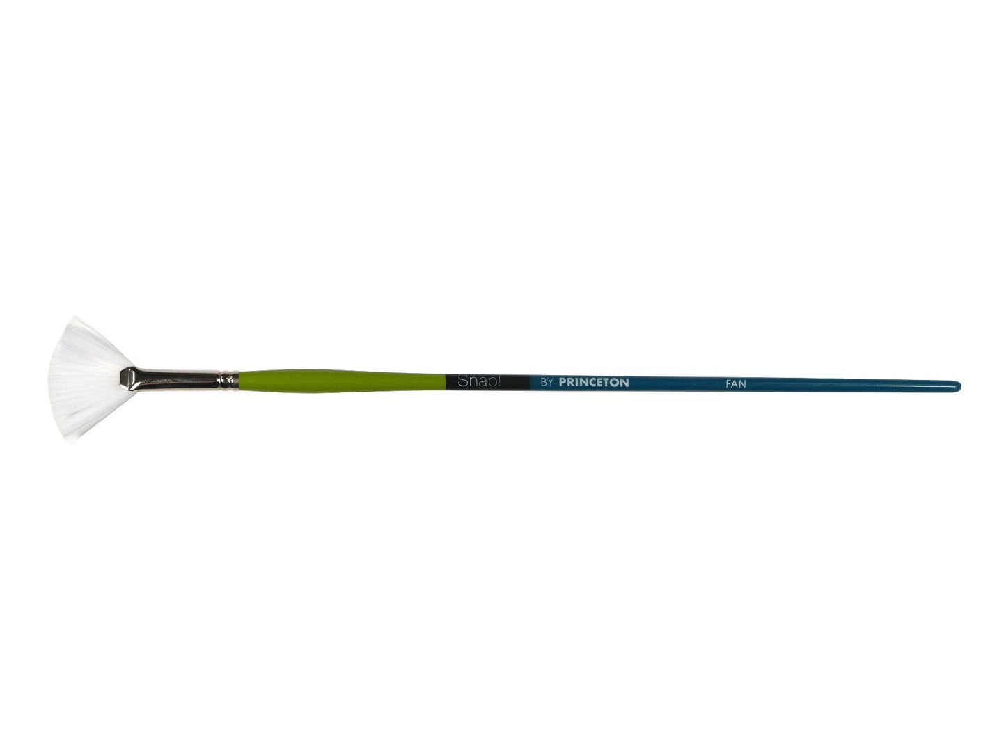 Princeton Snap! 9800 Long Handle White Synthetic Taklon Fan Size 4 Brush