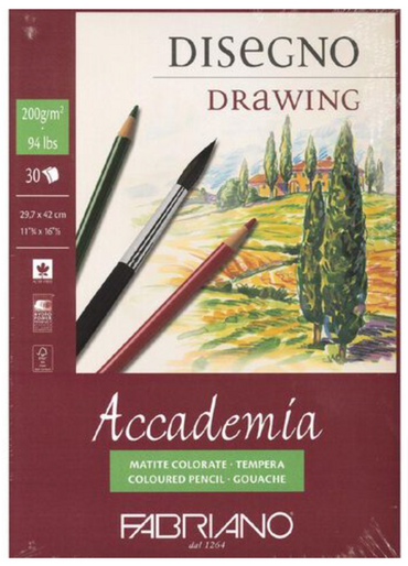 Fabriano Accademia 200gsm 30 Sheet Sketch Pads