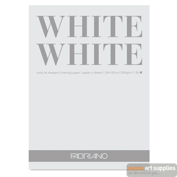 Fabriano White 300gsm 20 Sheet Pads