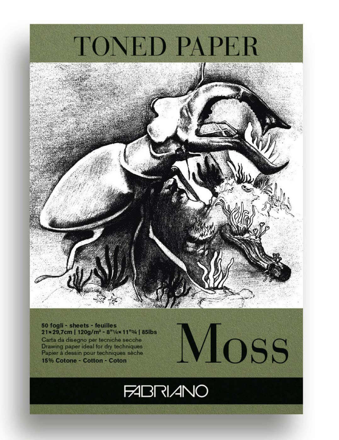 Fabriano Toned 120gsm Moss Pads