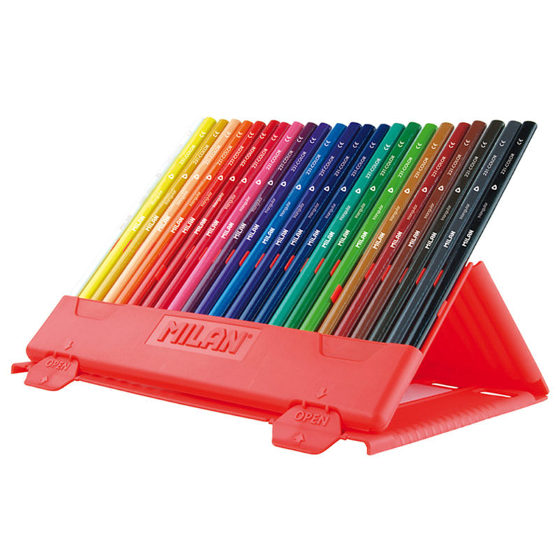 Milan Flexibox Triangular Colouring Pencils Set Of 24