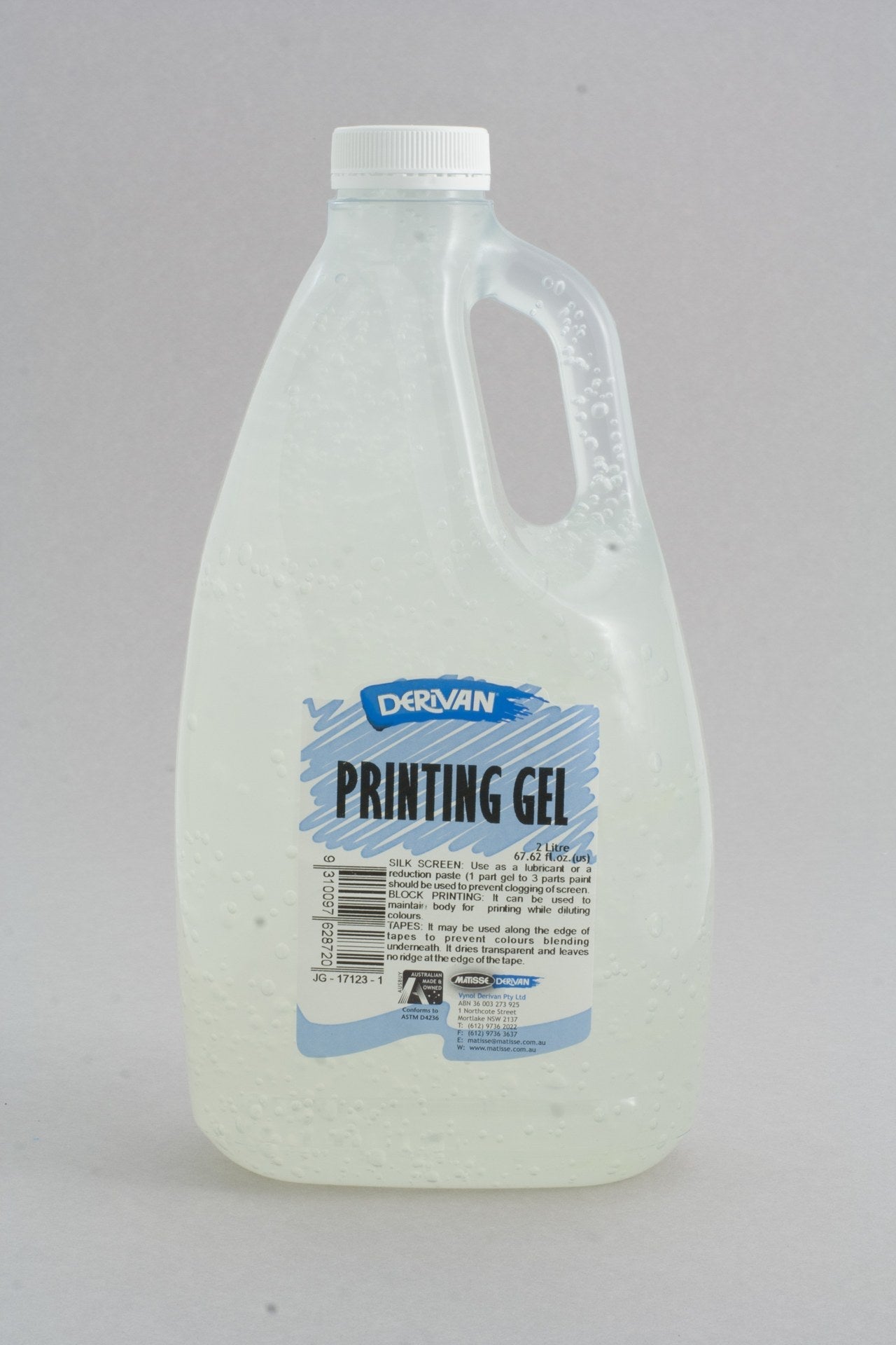 Derivan 2 Litre Printing Gel