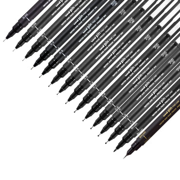 Uni Pin Essentials Set Includes Bag - Pack Of 15